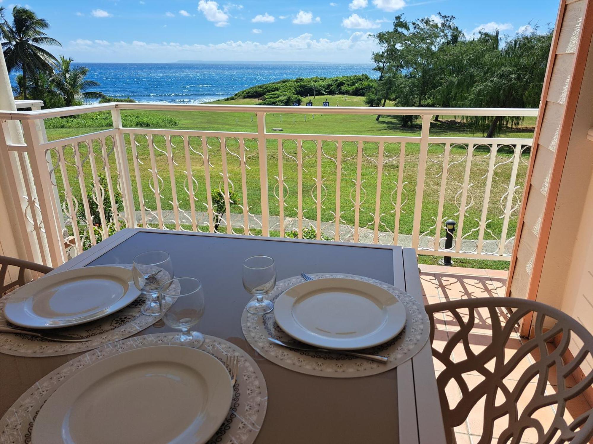 Grand Studio Vue Mer Exceptionnelle, Piscines, Plages. 상트 안느 외부 사진