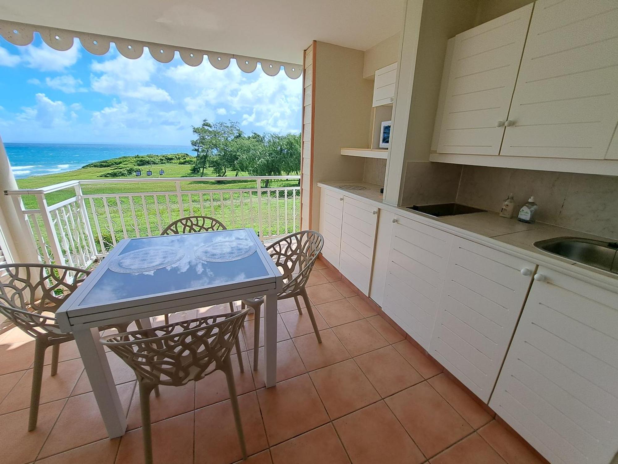 Grand Studio Vue Mer Exceptionnelle, Piscines, Plages. 상트 안느 외부 사진